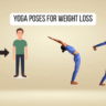 Yoga poses performing by yoganta teacher for weight loss
