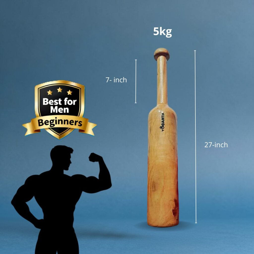 Yoganta 5 kg Mudgar ( Indian Club) best for men to start