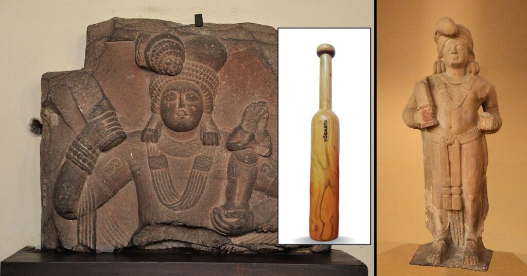 Mudgarpani Yaksha (Mudgar-holder) with Overlay of Yoganta Mudgar